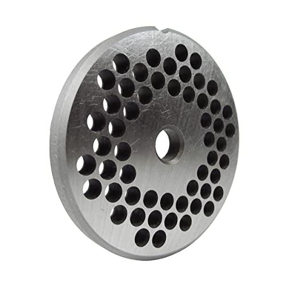 Grinder Plate For 22 Grinders, Hobart And Biro, With 1/4" Holes Great For Regular Chili