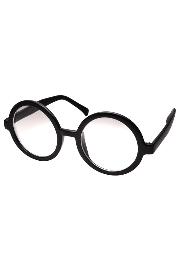 Grinder Punch UV Protection Adult Vintage Round Sunglasses, Black