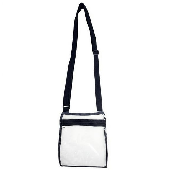 Grinder Punch by Grinder Punch Unisex Clear PVC Messenger Handbag, Black