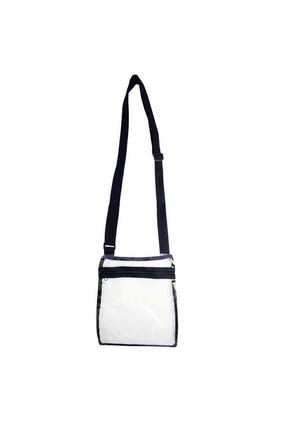 Grinder Punch by Grinder Punch Unisex Clear PVC Messenger Handbag, Black