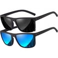 thumbnail image 1 of Grinderpunch Polarized Square Sunglasses for Men Black Designer Polarized Sunglasses Trendy Shades Sunglasses For Men UV 400, 1 of 12