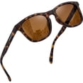 thumbnail image 1 of Grinderpunch Womens Polarized Sunglasses UV400 Protection Classic Retro Driving Sun Glasses Trendy Fashion Shades - Tortoise, 1 of 8
