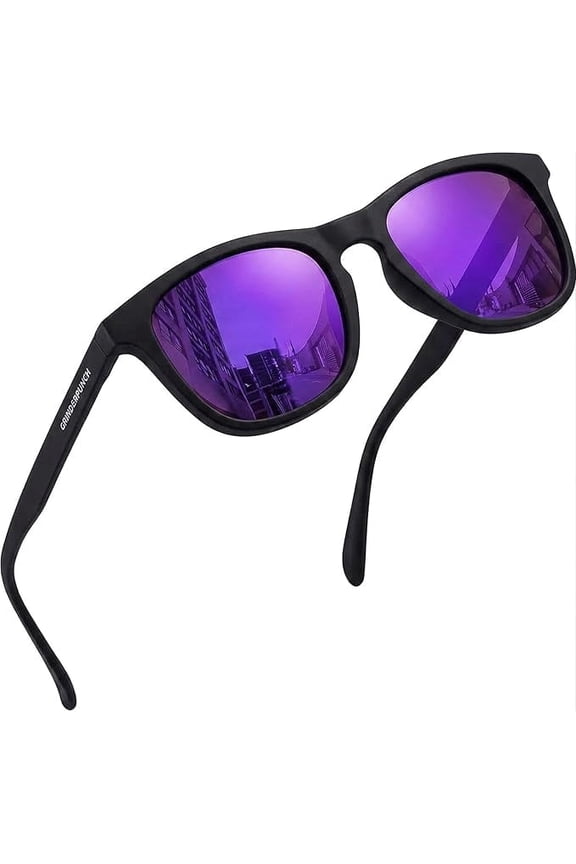 Womens Polarized Sunglasses UV400 Protection Classic Retro Driving Sun Glasses Trendy Fashion Shades (Violet)