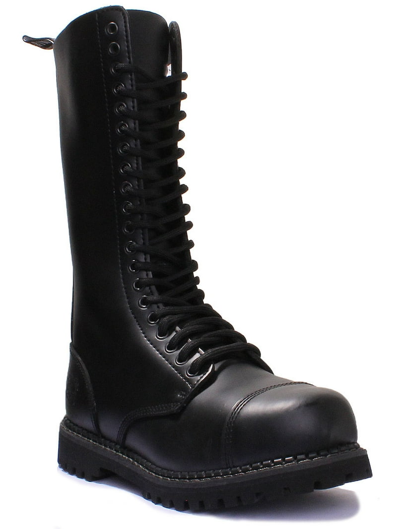 Grinders King CS Unisex 20 Eyelet Lace Up Steel Toe Leather  display picture 3