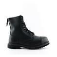thumbnail image 1 of Grinders Unisex Black Military Punk Boots-Stag CS, 1 of 6