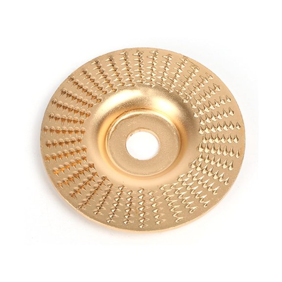 Grinding Disc,4Inch Woodworking Angle Grinder Wheel High Carbon Steel Wood Shaping Disc,Stump Grinder Wood Carving Disc for Cutting, Grinding and Shaping (Flat Type) 2PC