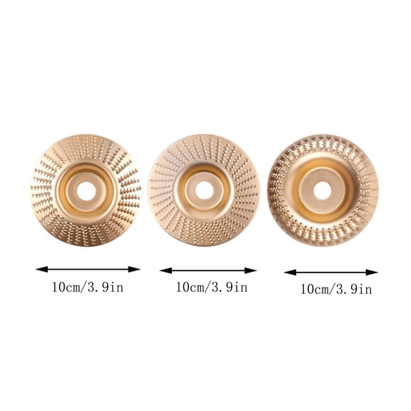Grinding Disc Set 4 Inch, 4 Pack Polishing Pads with Wrench, Abrasive Sanding Discs for Wood Metal Plastic, Grinding Wheel Set for Angle Grinder, Surface Smoothing and Finishing