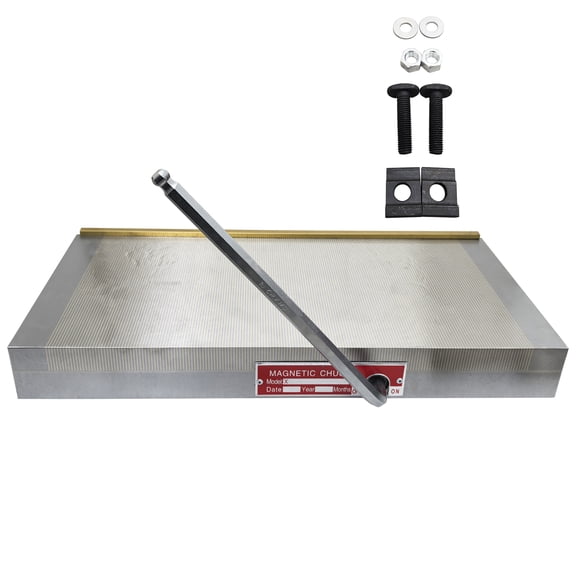 Grinding Machine Suction Cup Magnetic Chuck 8"X16" For Surface Grinding Milling Lathe
