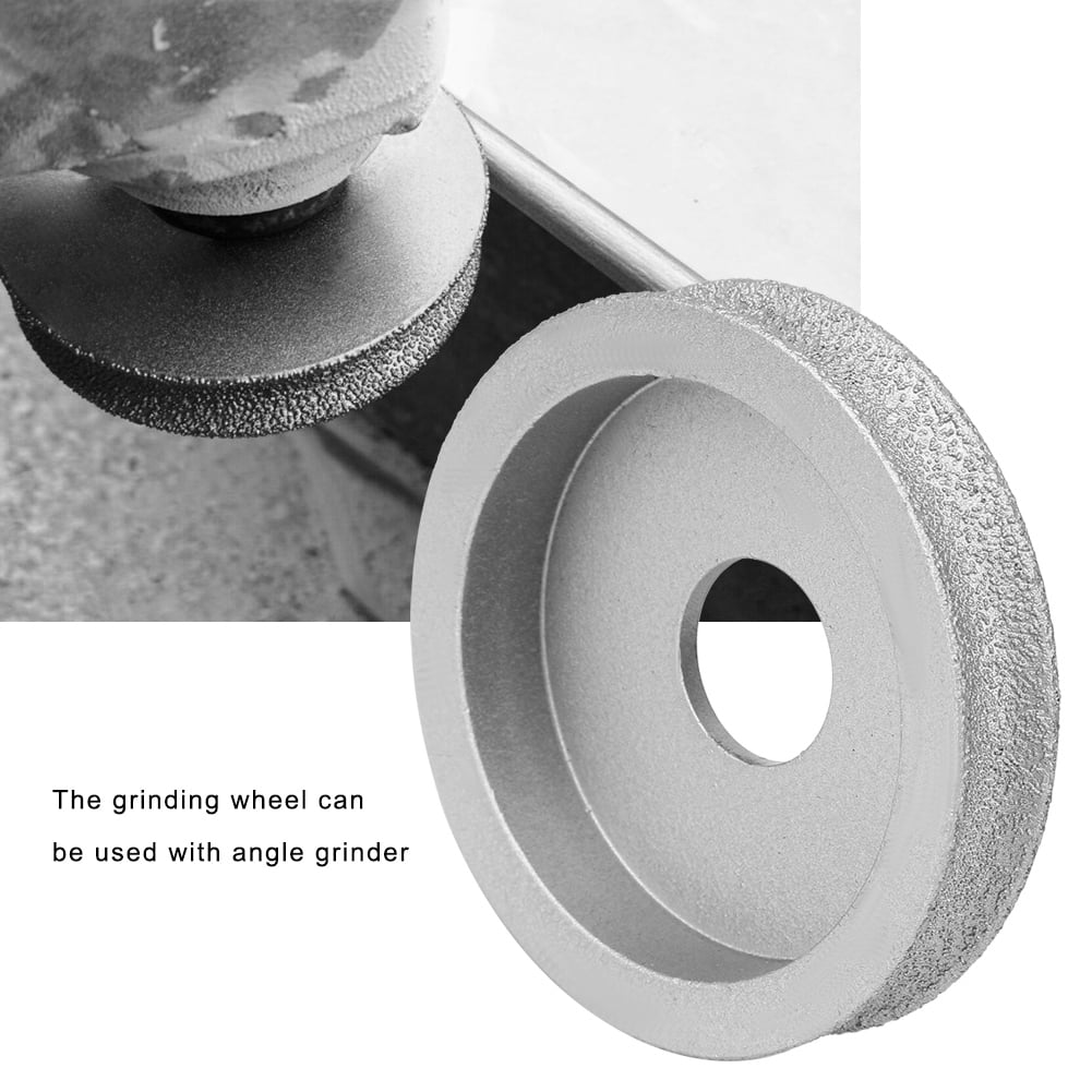 Grinding Wheel, Brazed Stone Grinding Wheel, High Efficiency For Decoration Chamfering Edging