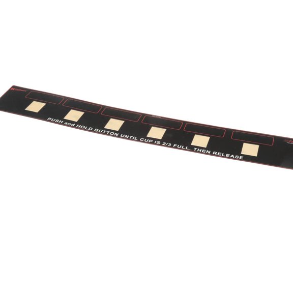 Grindmaster Cecilware 380-00151 Label Sw Panel Gb6mp