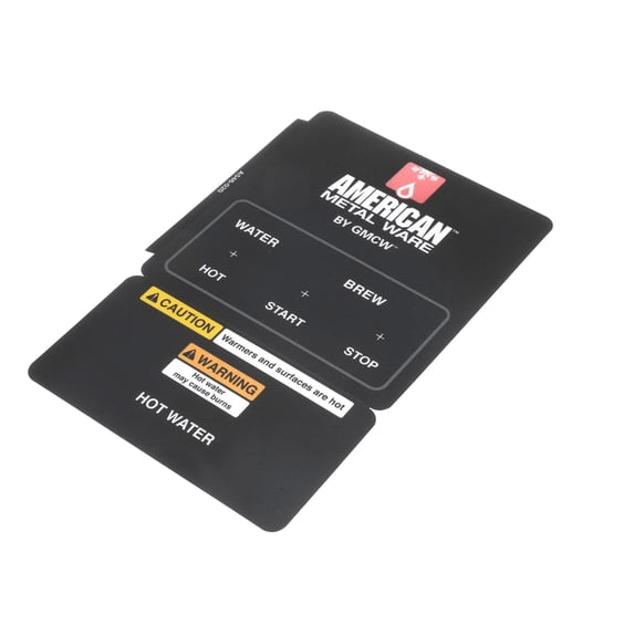 Grindmaster Cecilware Decal, Control Panel P300 A546-020 - Genuine OEM Replacement Part