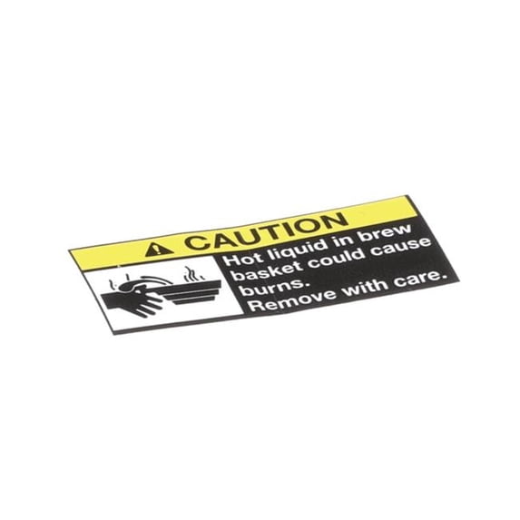 Grindmaster Cecilware 71949 Genuine OEM Decal - Caution Hot Liquid, A71949