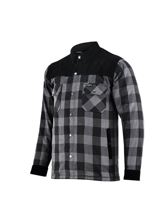 Grindstone Grey Men’s Flannel Shirt is crafted from cotton and micro-mesh inner lining, making it comfortable for everyday wear or extended rides