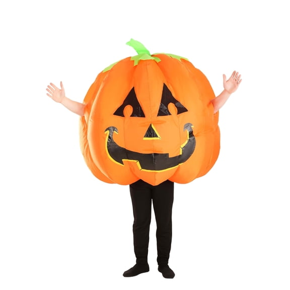 Grinning Inflatable Pumpkin Costume for Adults