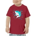 thumbnail image 1 of Grinning Shark Kids Art T-Shirt Toddler -Image by Shutterstock,  4 Toddler, 1 of 4