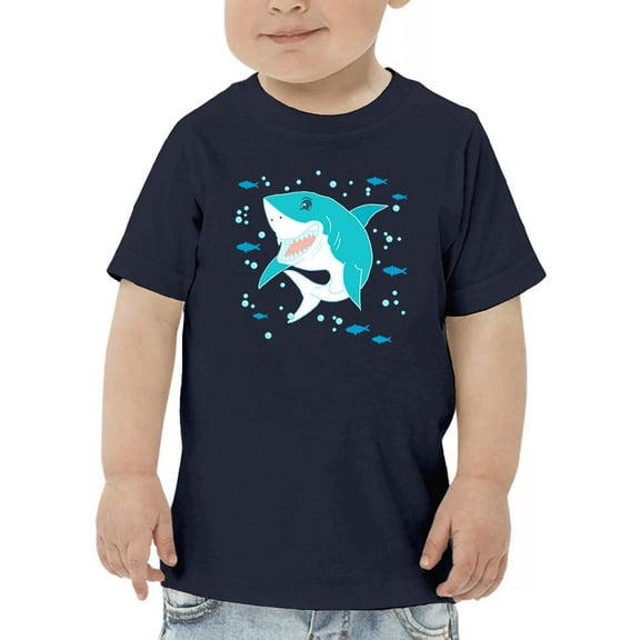 Grinning Shark Kids Art T-Shirt Toddler -Image by Shutterstock,  5 Toddler