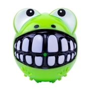 KONG® Grinz Frog Squeaker Ball Dog Toy, Large
