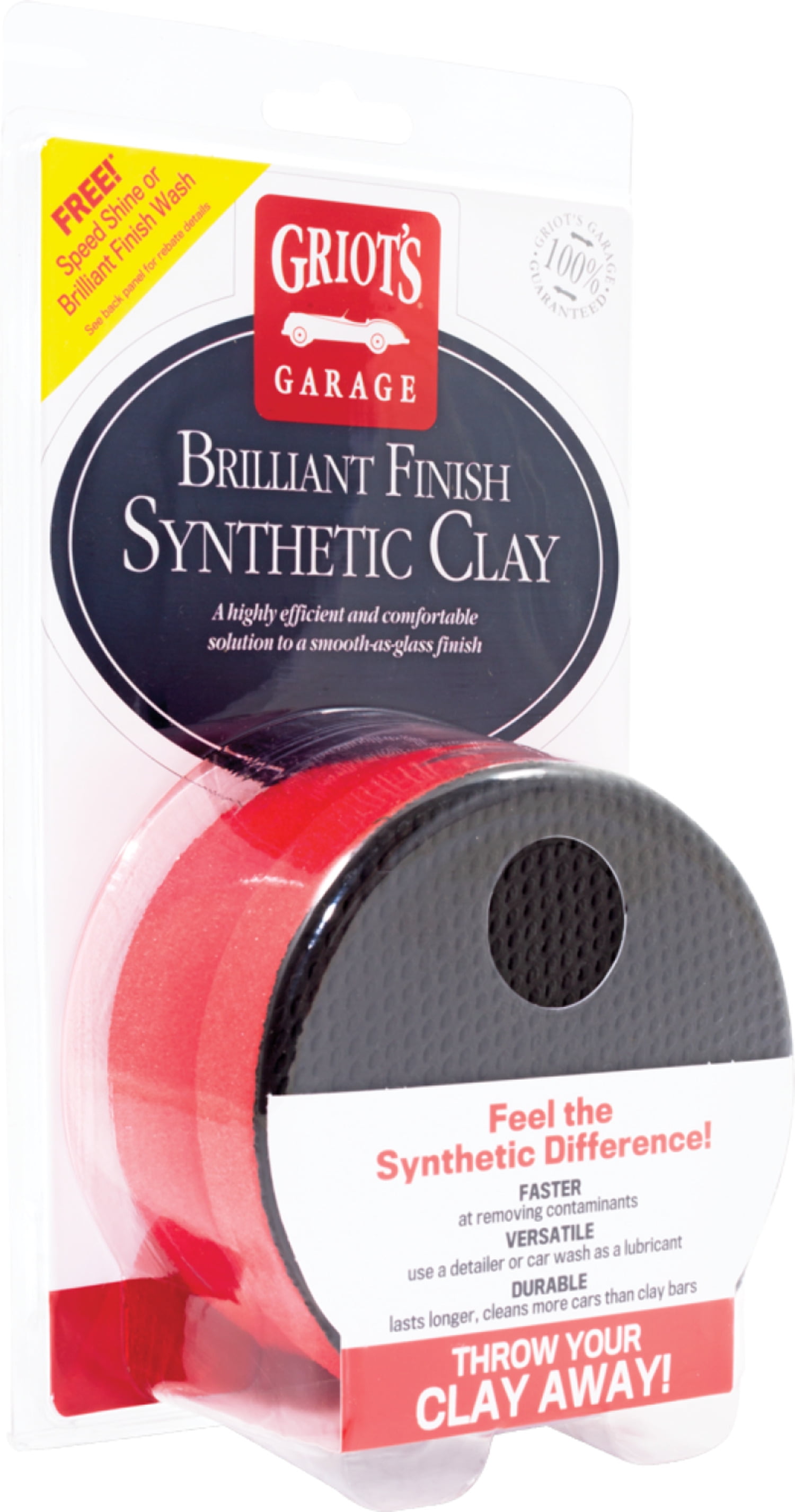 GRIOT`S GARAGE Griots Garage Brilliant Finish Synthetic Clay