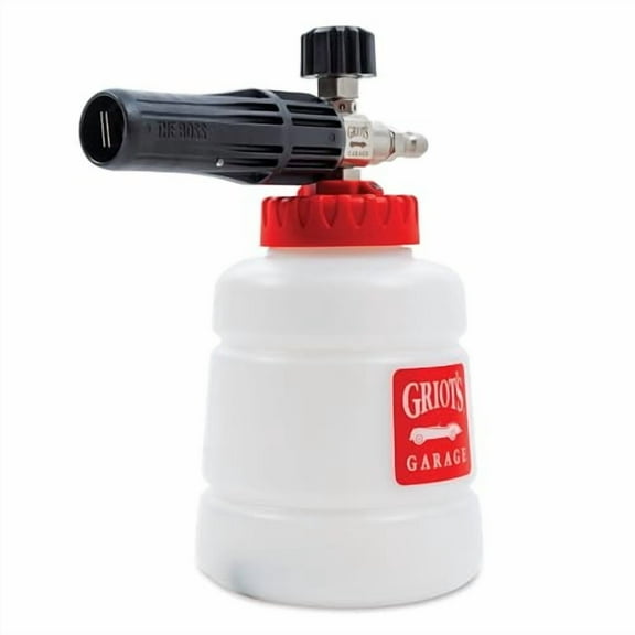 Griots Garage The BOSS Foam Cannon, Pressure Washer Foam Gun, Adjustable Nozzle, Stainless Steel Internals, Auto-Mix Dilution with Griots Soaps, BF302