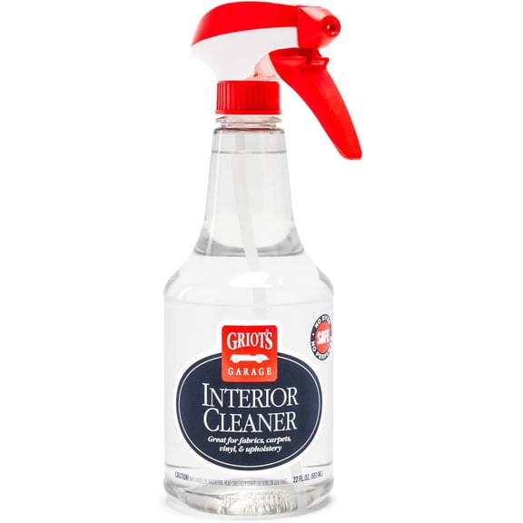 Griot's Garage Interior Cleaner Spray for Car Seats, Carpet, Upholstery Fabric, Floor Mat, Vinyl, Dashboard, Ideal for Truck, SUV, RV, Boat, and More, 10956, 22 Fl Oz
