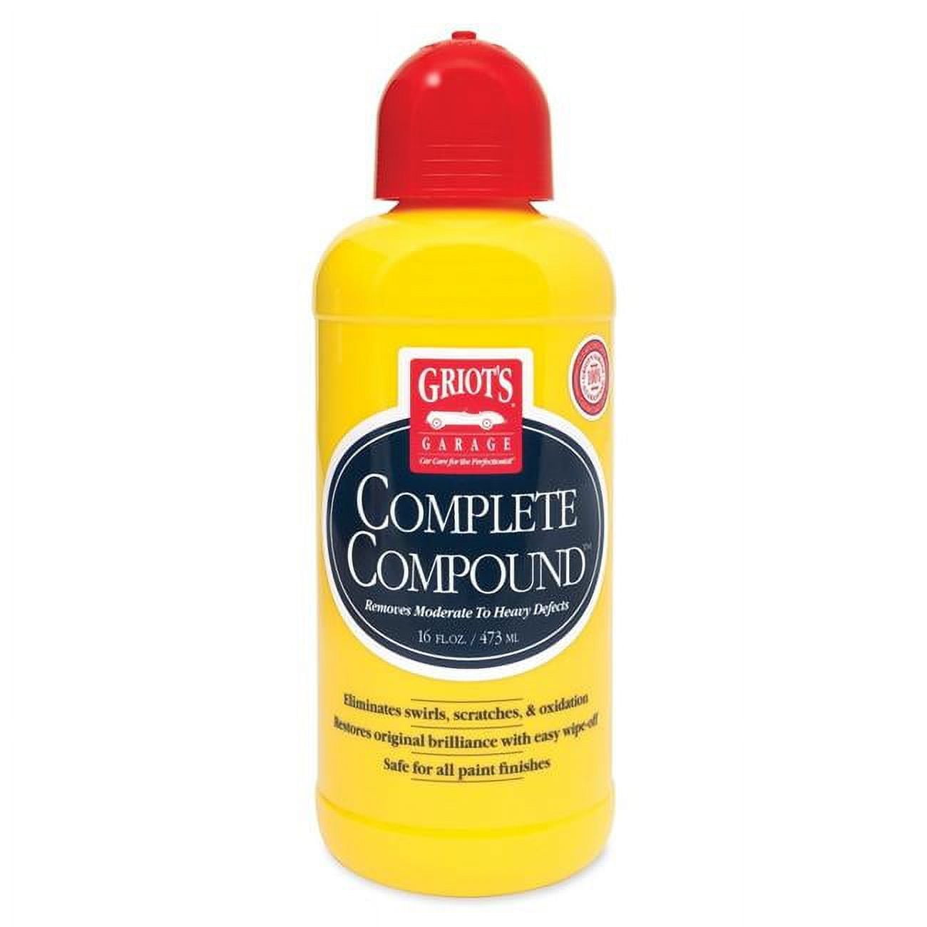 GRIOT`S GARAGE Griots Garage Complete Compound Makes Quick Work Eliminating Defects 16 Oz Clean