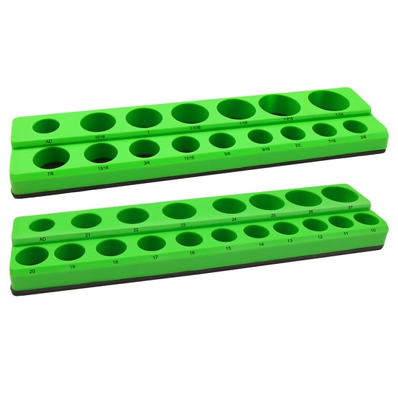 Grip 2 pc Magnetic Socket Holder Sets MM & SAE (1/2 in)