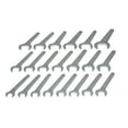 thumbnail image 1 of GRIP 21 pc Jumbo Service Wrench Set MM - Sizes from 20 to 50mm - Chrome Plated CRV Steel - Heavy Duty Roll-Up Storage Pouch, 1 of 2