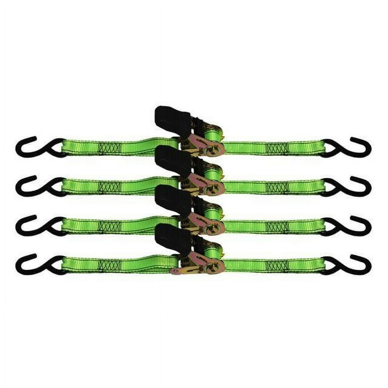 1 in. x 15 ft. Ratchet Tie Down (4-Piece) 1 in. x 15 ft. Ratchet Tie Down (4-Piece)