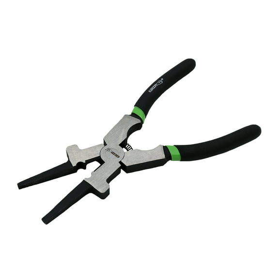 Grip 9" Multi-Purpose Mig Welding Pliers - Carbon Steel - Spring Loaded - Trimming Mig Wire, Holding Mig Tips or Nozzles, Removing Splatter - Home, Garage, Workshop