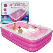 Grip a Pool Inflatable Blow up Swimming Pool 90"x60"x19", Family Size for Kids and Adults