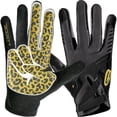 thumbnail image 1 of Grip Boost Peace Stealth 6 Boost Plus Football Gloves - Black/Gold, 1 of 3