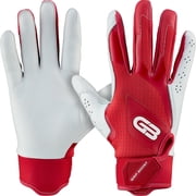 Grip Boost Red Loaded Baseball Batting Gloves with Boost Plus Leather