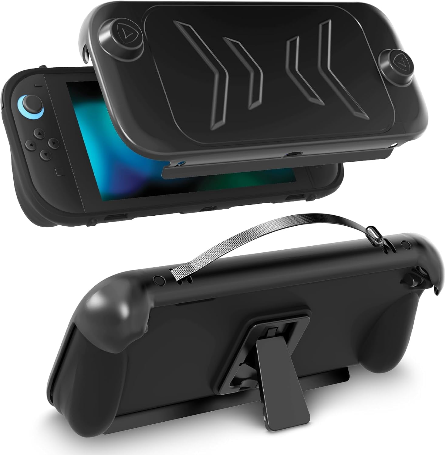 Switch Include Casing Grip Case for New Switch 2 (2025), Protective Case with Ergonomic Grip ...