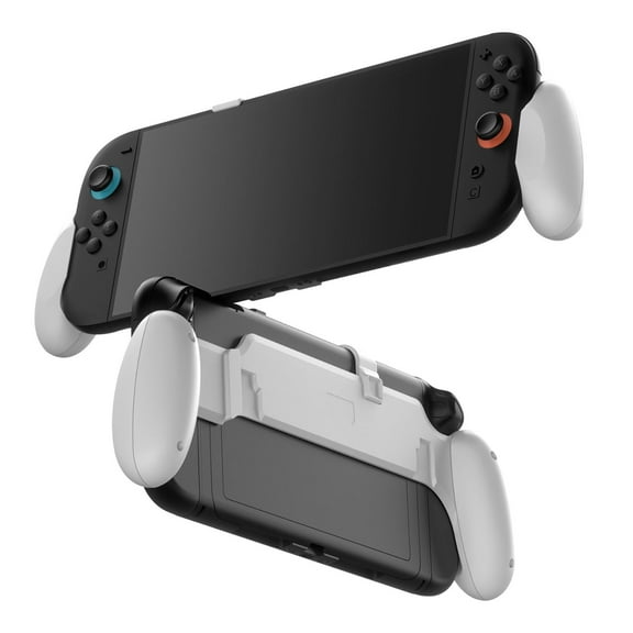 Grip Case for Nintendo Switch 2 2025 - Ergonomic Grip with Slim, Lightweight, Comfortable Handle Compatible with Nintendo Switch / OLED, White