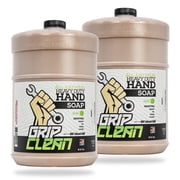 Grip Clean Pumice & Clay Hand Cleaner for Mechanics   Removes Grease, Oil & Grime   128 oz Pack of 2
