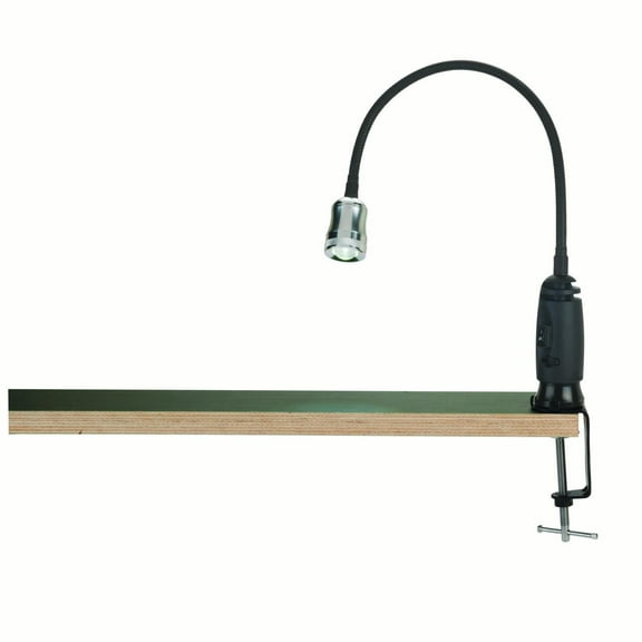 Grip Dual Power LED Shop Light - Gooseneck and Magnetic Base, 250 Lumens - Work Bench, Auto Repairing, Grill Light, Inspection