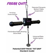 Grip Freak Fat Grip Wrist Roller with Weight Plate Holder