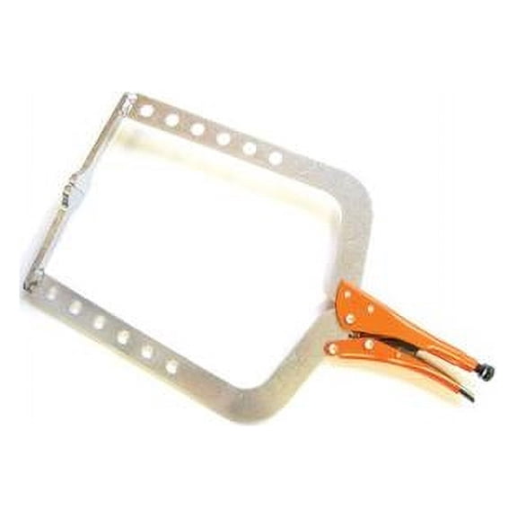 Grip-On 14420 C-Clamp W/Alum Jaws-Orange, L. 20 Inch