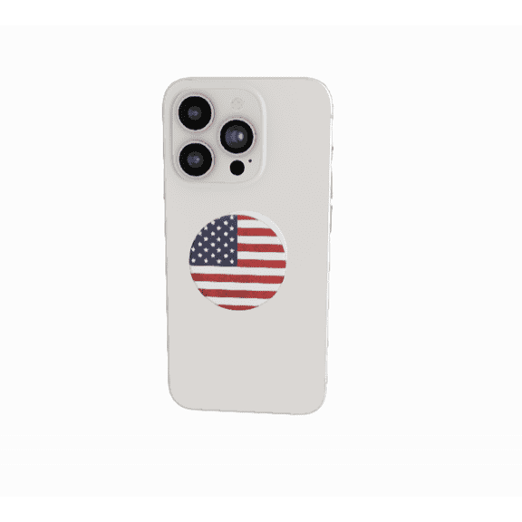 Grip Phone Socket For Phone holding - Expanding Grip Phone Socket - American Flag