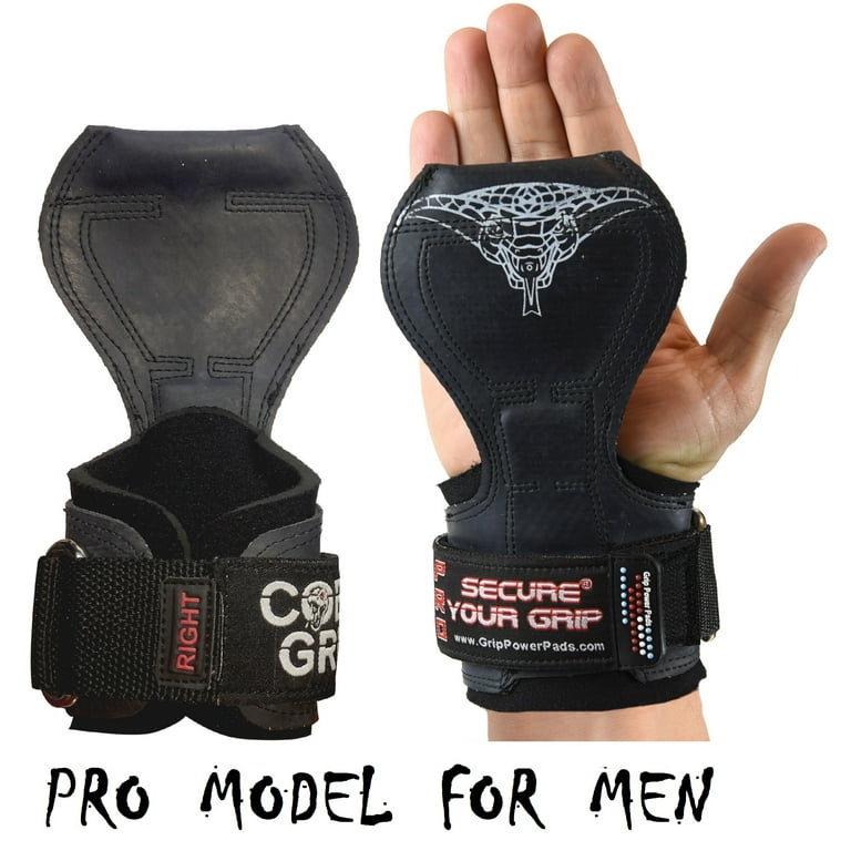 Cobra Grips PRO Weight Lifting Gloves, Heavy Duty Straps, Hand