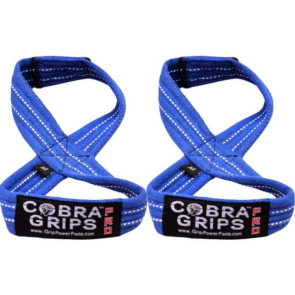 Grip Power Pads Deadlift Straps BEST LIFTING STRAPS ON THE MARKET! Figure 8 Lifting Straps are the #1 choice for power lifters, weightlifters and workout enthusiasts!