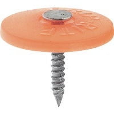 1PC Grip-Rite Electrogalvanized Ring Shank Cap Nails
