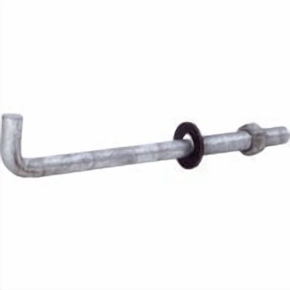 Grip-Rite 1210AB50 1/2 In. x 10 In. Bright Anchor Bolt with Round Washer (50 Ct.)