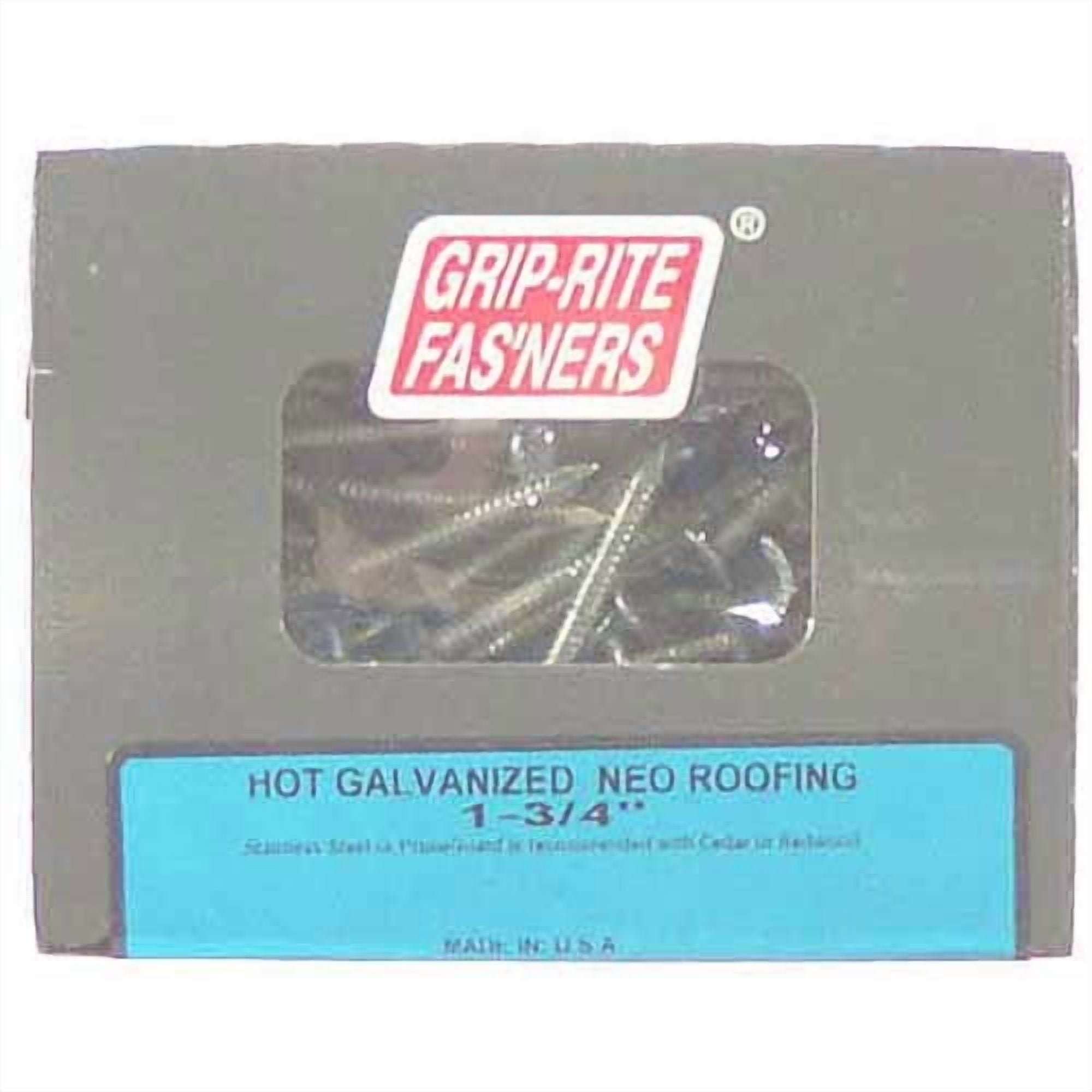 Grip-Rite 1-3/4 in. Hot Dipped Galvanized Roofing Nails (1 lb. pack)