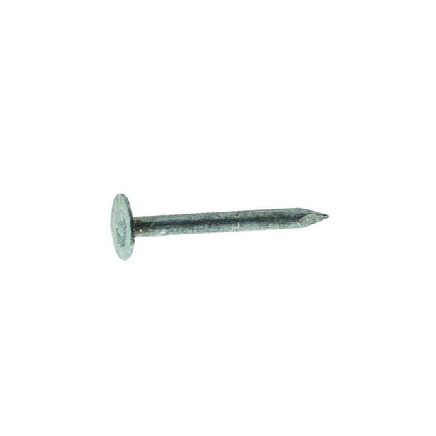 GripRite 1 in. Electro Galvanized Roofing Nails (5 lb. box)