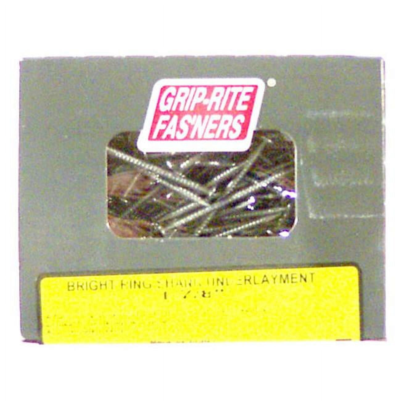 Grip Rite 178ATUL1 Ring Shank Bright Underlayment Nail