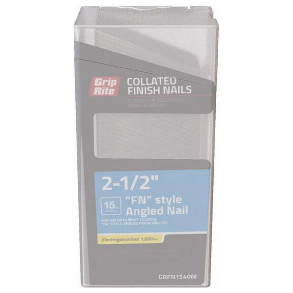 Grip-Rite 2-1/2" 15Ga Fn Fnsh Nail