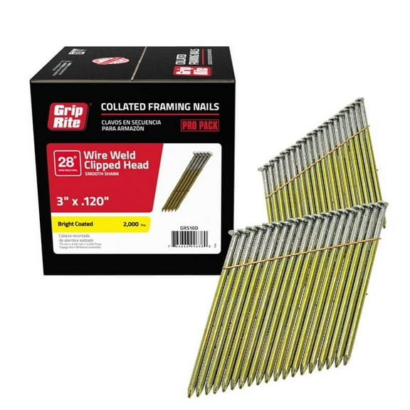 Grip-Rite 28 Degree Wire Weld Clipped Head Framing Stick Nail