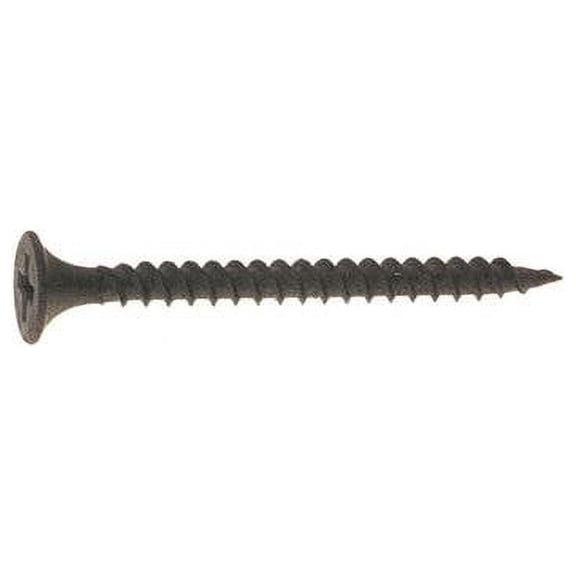 Grip-Rite 3DWS25BK Phillips Drywall Screws, Steel, 3 Inch