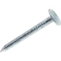 Grip-Rite 5023377 1.5 in. 4D Roofing Hot-Dipped Galvanized Steel Flat Head Nail, Gray - 30 lbs